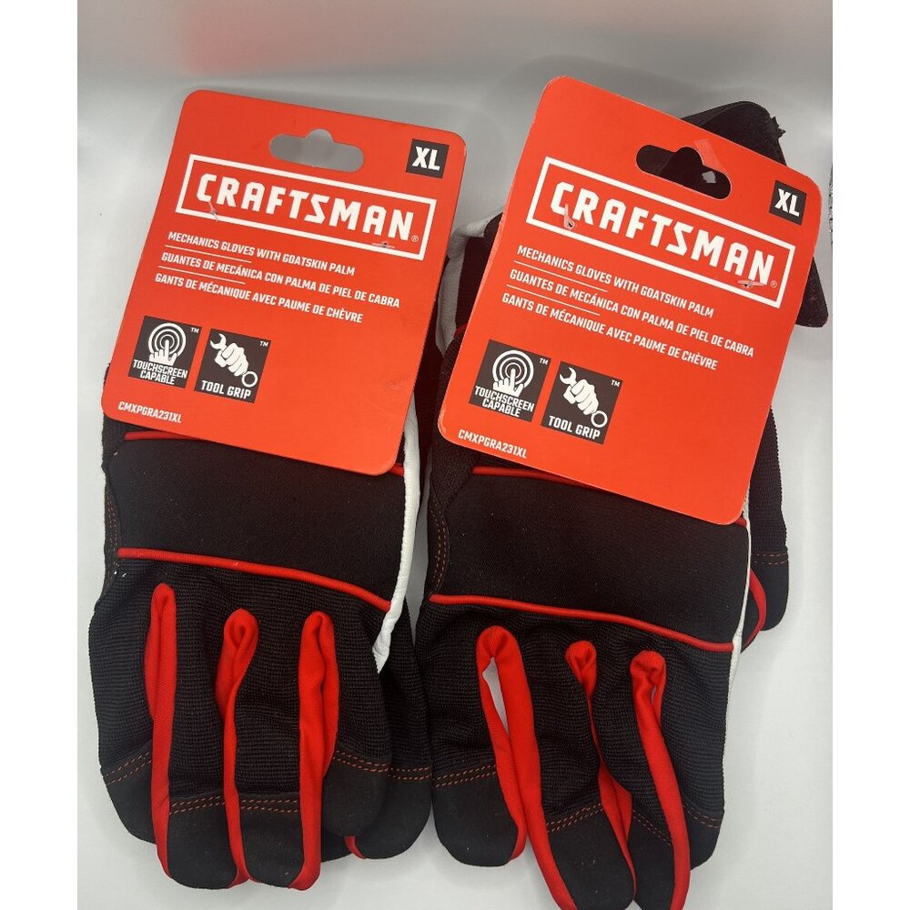 Craftsman mechanics gloves with goatskin palm XL